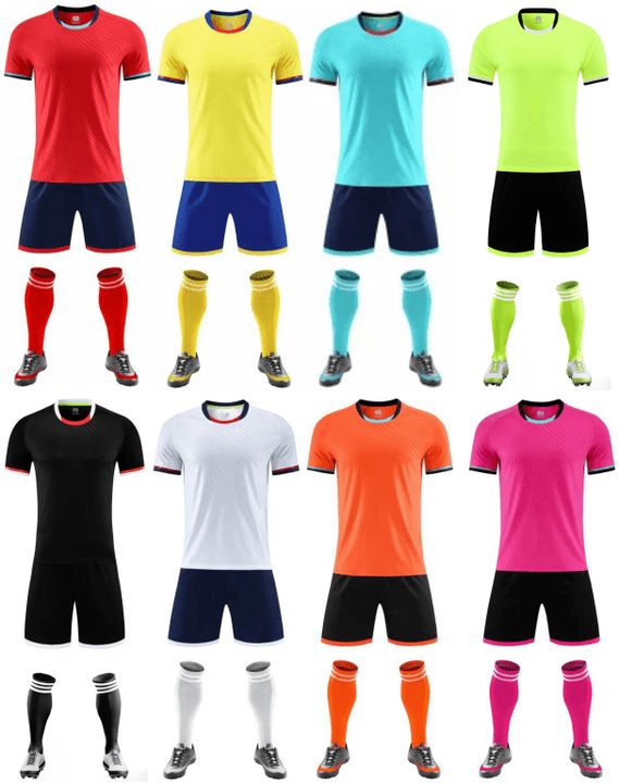 Crew-neck Short Sleeve Striped Soccer Jersey – MAIN
